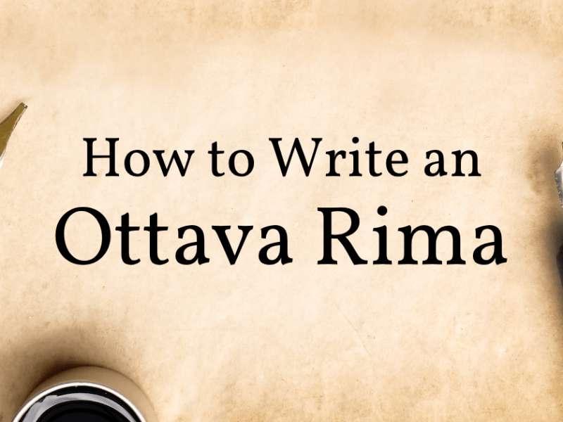 How to Write an Ottava Rima