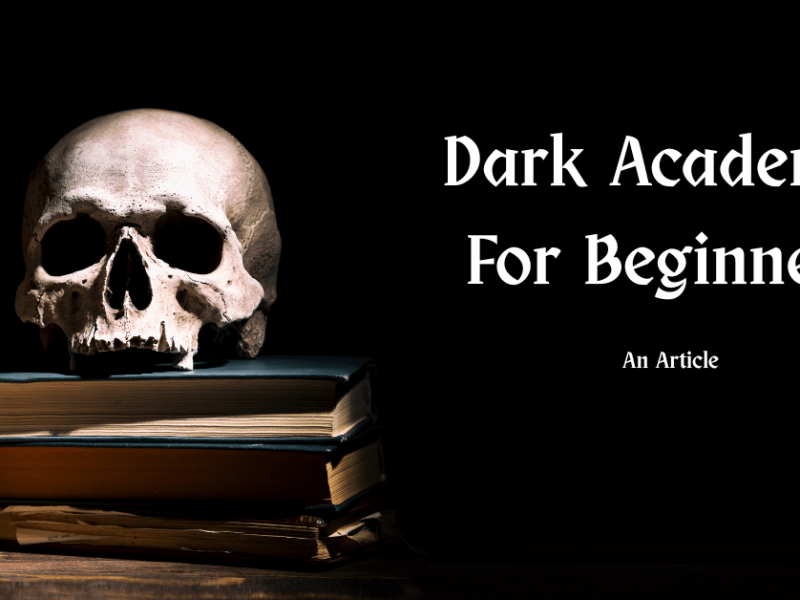 Dark Academia For Beginners